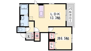 播州赤穂駅 徒歩27分 1階の物件間取画像